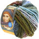Lana Grossa OLYMPIA Classic | 075-moutarde/turquoise/rose/gris clair/brun rouge