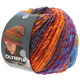 Lana Grossa OLYMPIA Classic | 081-orange/gris/rouge foncé/bleu/jaune/vert clair