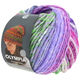 Lana Grossa OLYMPIA Classic | 092-violet bleu/violet rouge/blanc/gris foncé/vert/gris vert