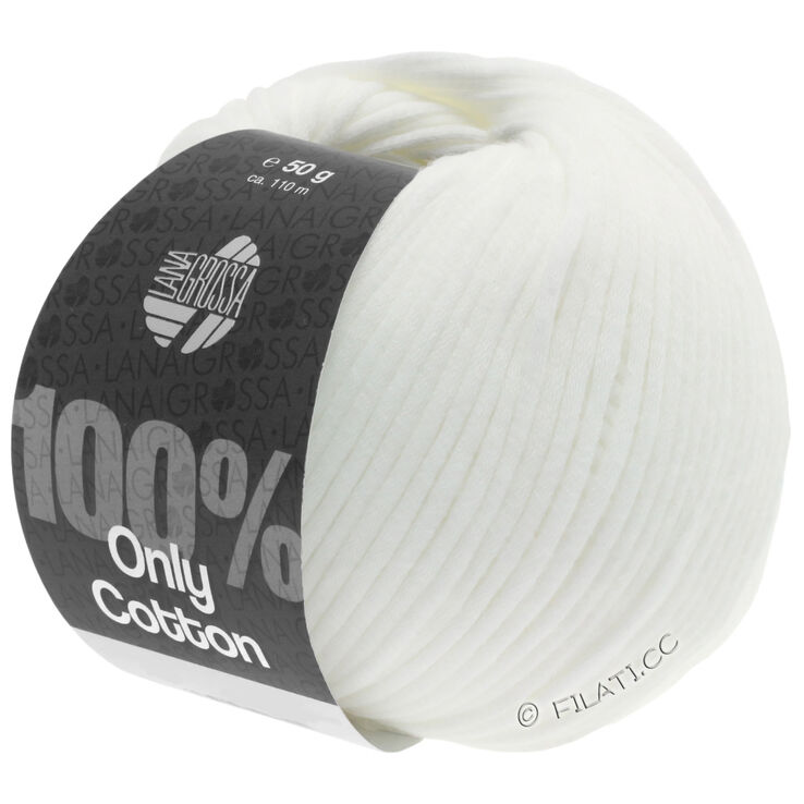 Lana Grossa ONLY COTTON | 01-blanc
