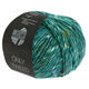 Lana Grossa ONLY TWEED | 112-pétrole/vert noir/olive/gris bleu