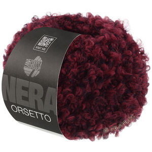 Lana Grossa ORSETTO Moulinè (Nera) | 102-bourgogne/noir