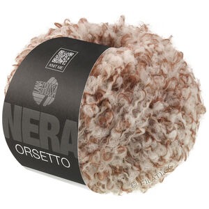 Lana Grossa ORSETTO Moulinè (Nera) | 104-brun/écru