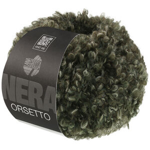 Lana Grossa ORSETTO Moulinè (Nera) | 108-forêt verte/gris vert