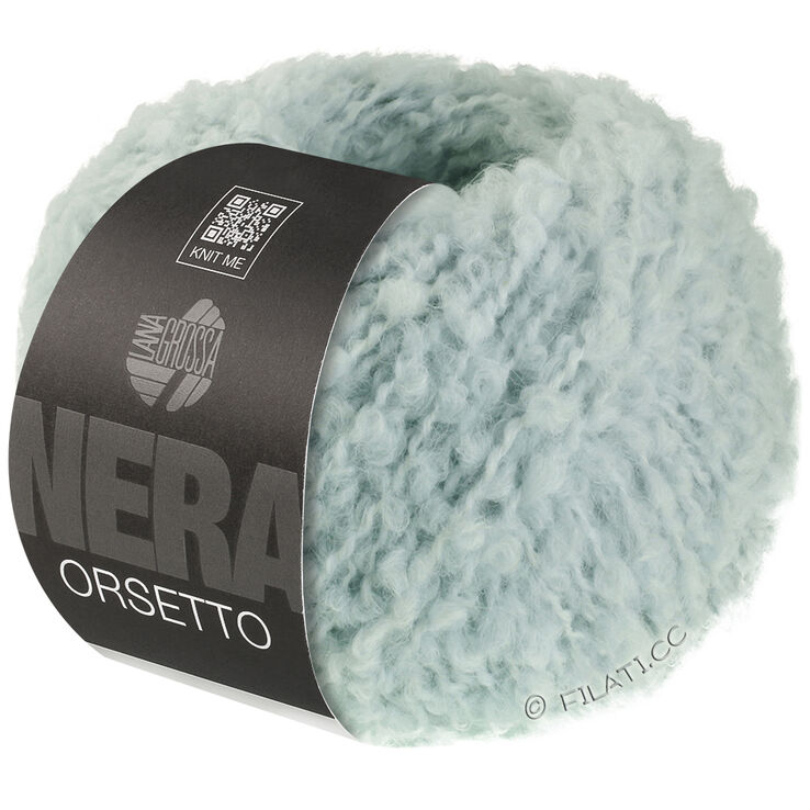 Lana Grossa ORSETTO (Nera) | 01-blanc bleu