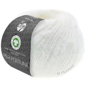 Lana Grossa PER FORTUNA (GOTS) | 09-blanc