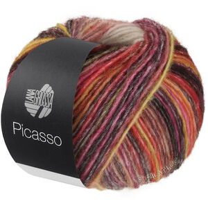 Lana Grossa PICASSO | 16-crème/rose/vieux rose/gris pourpre/beige/anthracite/nougat/rouge vin/prune/olive/gris foncé