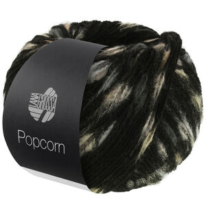 Lana Grossa POPCORN | 08-noir/écru/beige