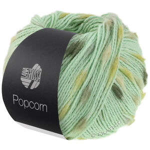 Lana Grossa POPCORN | 16-vert blanc/écru/jaune tendre/olive/gris foncé