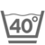 Lavage 40°C (doucement)