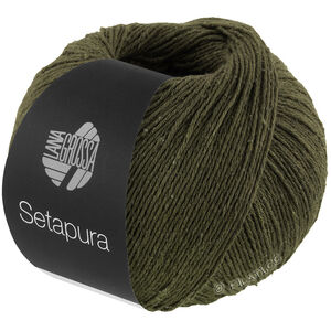 Lana Grossa SETAPURA | 03-olive foncé