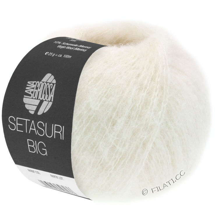 Lana Grossa SETASURI Big | 501-blanc