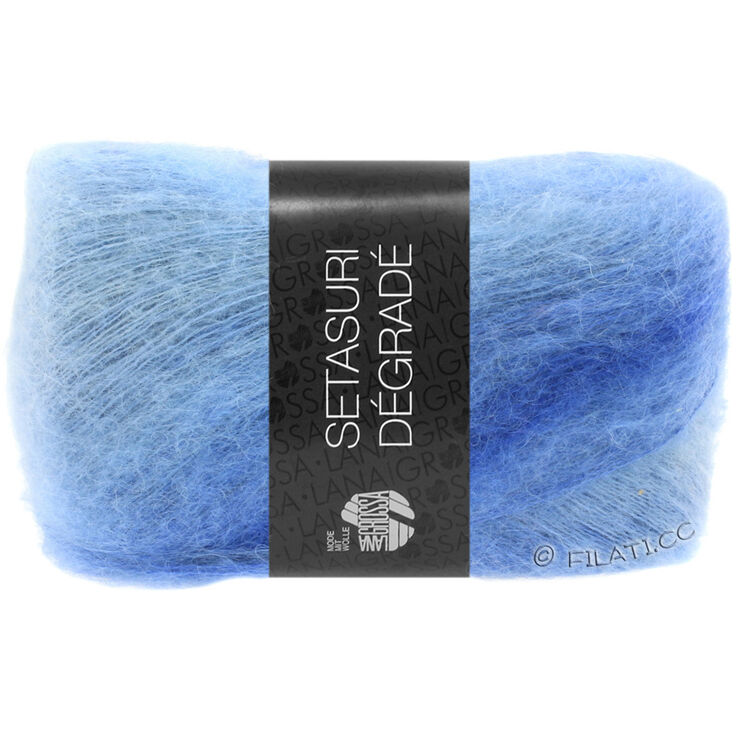 Lana Grossa SETASURI Dégradé | 101-bleu clair/bleu/royal