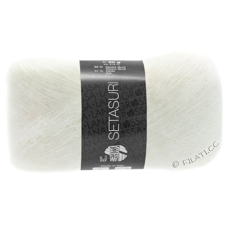 Lana Grossa SETASURI | 01-blanc