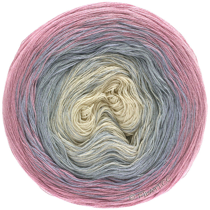 Lana Grossa SHADES OF COTTON LINEN | 701-rose/gris/gris clair/nature