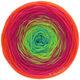 Lana Grossa SHADES OF COTTON | 101-orange/rouge/cyclamen/vert jaune/turquoise