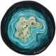 Lana Grossa SHADES OF MERINO COTTON | 409-menthe/pétrole clair/pétrole foncé/bleu noir
