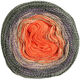 Lana Grossa SHADES OF MERINO COTTON | 413-orange/beige/aubergine/gris foncé