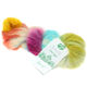 Lana Grossa SILKHAIR Hand-dyed | 609-écru/gris clair/bleu clair/jaune/terre cuite/violet rouge/gris foncé