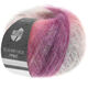 Lana Grossa SILKHAIR HAZE Print | 1214-gris clair/saumon/violet/rose tendre