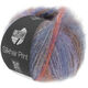 Lana Grossa SILKHAIR PRINT | 405-jean/gris argent/violet rouge/rouille/gris