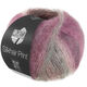 Lana Grossa SILKHAIR PRINT | 436-taupe/vert menthe/beige clair/cyclamen/bourgogne