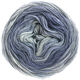 Lana Grossa SLOW WOOL LINO Dégradé | 205-gris clair/gris souris/gris bleu