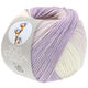 Lana Grossa SOFT COTTON Dégradé | 117-écru/pourpre tendre/lilas