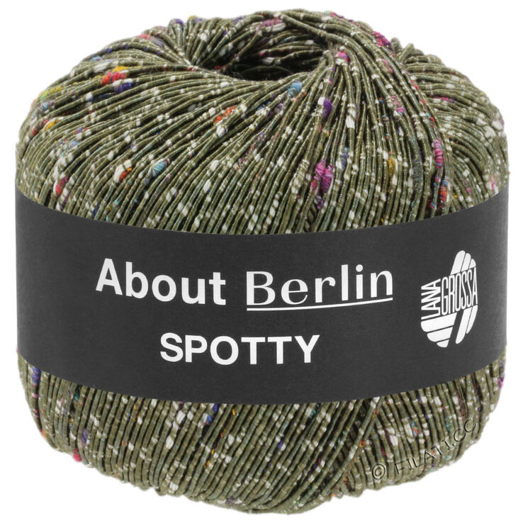 Lana Grossa SPOTTY (ABOUT BERLIN) | 01-kaki multicolore