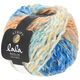 Lana Grossa STRIPY (lala BERLIN) | 04-écru/pêche/bleu clair/bleu moyen/bleu foncé/beige