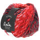 Lana Grossa STRIPY (lala BERLIN) | 09-rouge/rose/bourgogne/gris foncé/anthracite