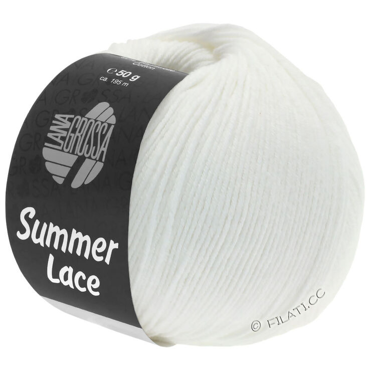 Lana Grossa SUMMER LACE | 01-blanc