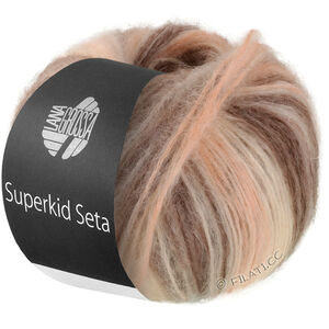 Lana Grossa SUPERKID SETA | 110-beige clair/pêche/saumon/brun gris