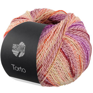 Lana Grossa TORTO | 06-jaune pâle/pourpre/rouge vin/orange/rose/jaune/saumon