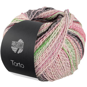 Lana Grossa TORTO | 07-vert pâle/rosé/rose/vert/gris foncé/anthracite/rouge