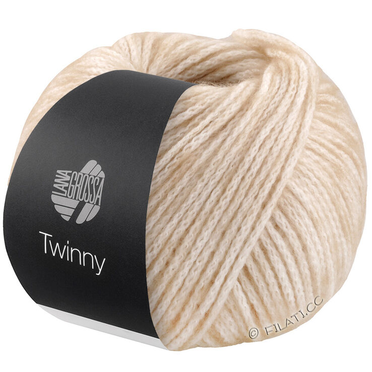Lana Grossa TWINNY | 01-beige clair/beige sable