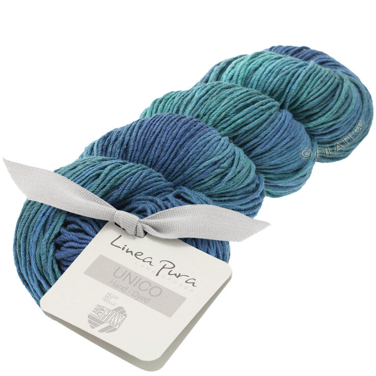 Lana Grossa UNICO (Linea Pura) | 01-pétrole foncé/pétrole/turquoise
