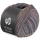 Lana Grossa Vintage Socks | 1018-beige/gris clair/gris foncé/orange/brun foncé chiné