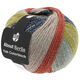 Lana Grossa MEILENWEIT 100g Yak Colorblock (ABOUT BERLIN) | 634-taupe/anthracite/moutarde/menthe/rouge brique chiné