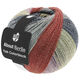 Lana Grossa MEILENWEIT 100g Yak Colorblock (ABOUT BERLIN) | 636-rose/beau vert Tilleul/anthracite/gris/rouille chiné