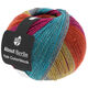 Lana Grossa MEILENWEIT 100g Yak Colorblock (ABOUT BERLIN) | 638-fuchsia/jade/gris vert/jaune gris/orange chiné