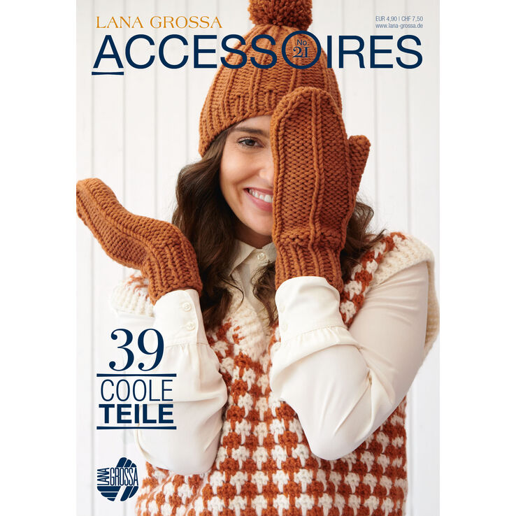 Lana Grossa ACCESSOIRES No. 21 - Magazine allemand + explications en anglais de Lana Grossa
