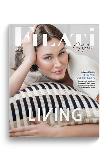 Lana Grossa LIVING No. 1 - Magazine allemand + explications en français