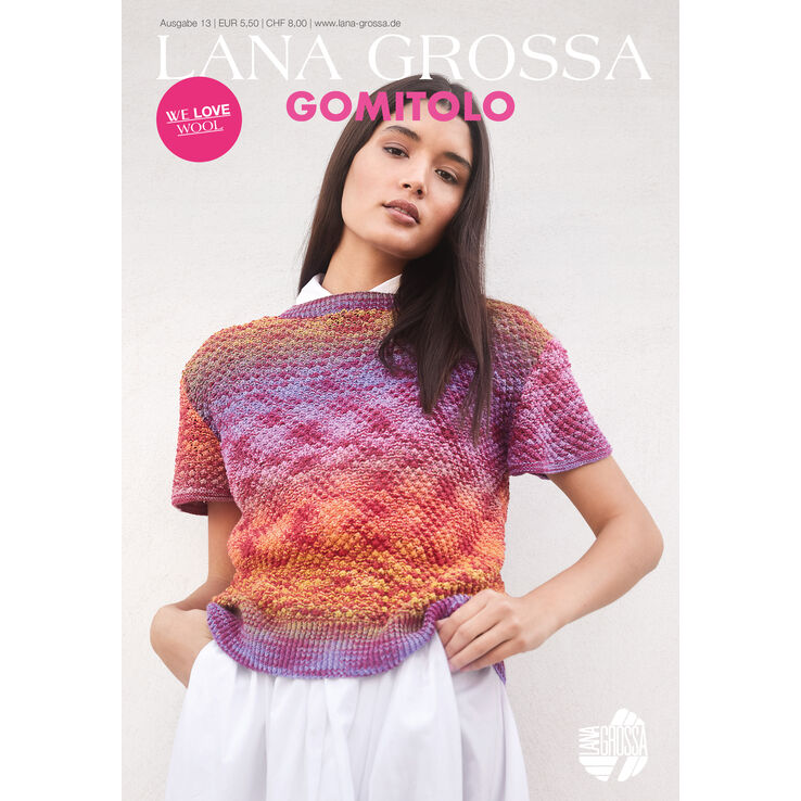 GOMITOLO No. 13 - Magazine allemand + explications en français de Lana Grossa