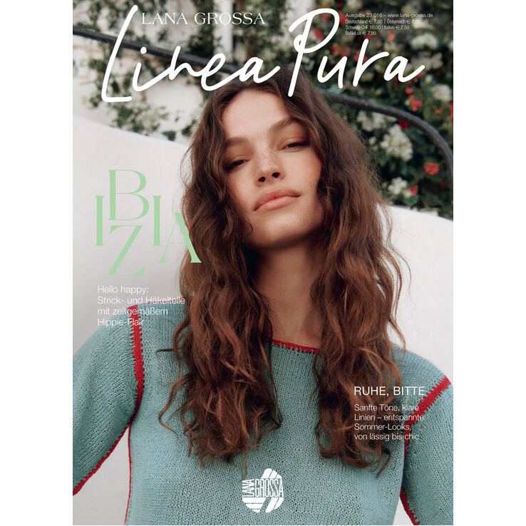 LINEA PURA No. 16 - Magazine allemand + explications en français de Lana Grossa