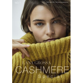 CASHMERE SPECIAL No. 1 - Magazine allemand + explications en anglais de Lana Grossa