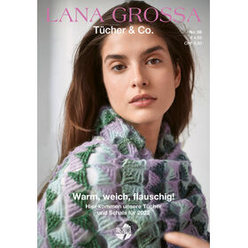 Tücher & Co. No. 6 - Magazine allemand + explications en anglais de Lana Grossa