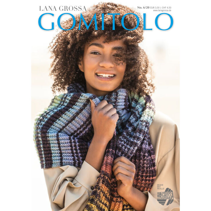 GOMITOLO No. 6 - Magazine allemand + explications en français de Lana Grossa