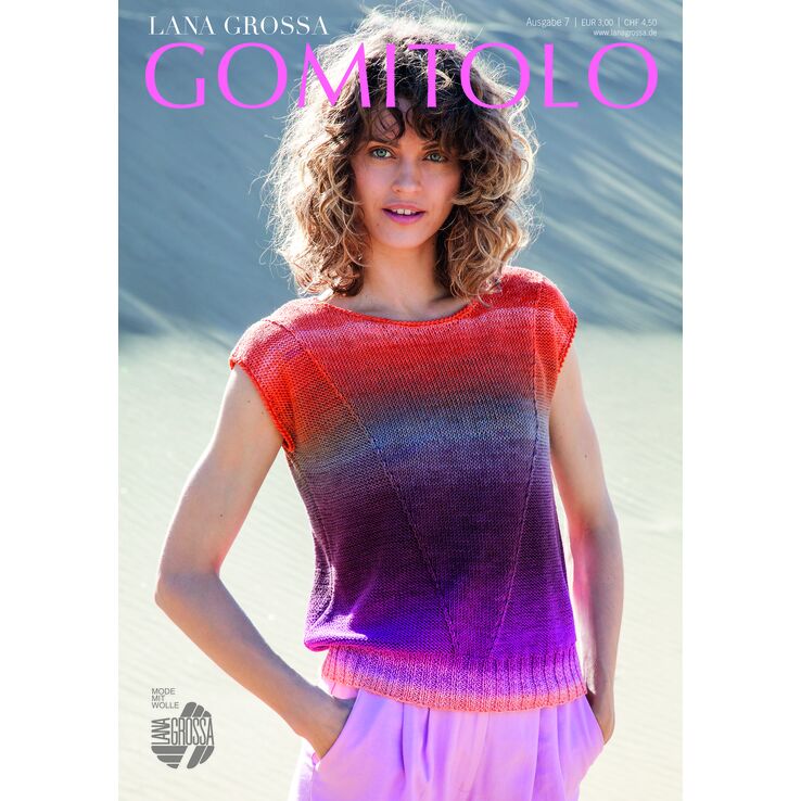 GOMITOLO No. 7 - Magazine allemand + explications en français de Lana Grossa