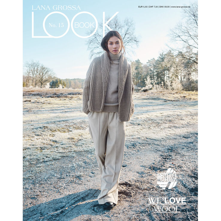 LOOKBOOK No. 15 - Magazine allemand + explications en français de Lana Grossa